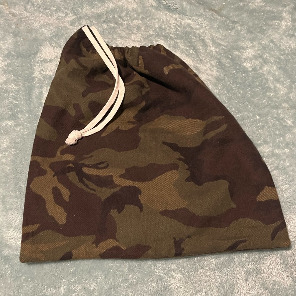 Yuketen Fleece Dust Boot Carry Bag Camo new Drawstring - Picture 4 of 8